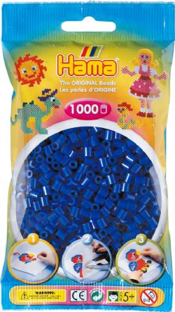 HAMA - SAC PERLES HAMA BLEU FONCE